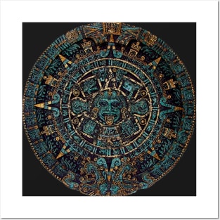 Aztec Tribal Artifact Posters and Art